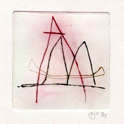 Zonder titel, 8 x 8 cm